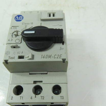 Allen Bradley 140M-C2E-63  Ser C Circuit Breaker 3 Pole 4.0 - 6.3A 600V
