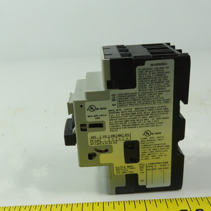 Allen Bradley 140M-C2E-63  Ser C Circuit Breaker 3 Pole 4.0 - 6.3A 600V