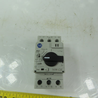 Allen Bradley 140M-C2E-63  Ser C Circuit Breaker 3 Pole 4.0 - 6.3A 600V