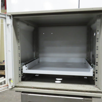 21" x 19" x 18" Electrical Enclosure On Pedestal W/Drawer & Wheel Package 36"OAH