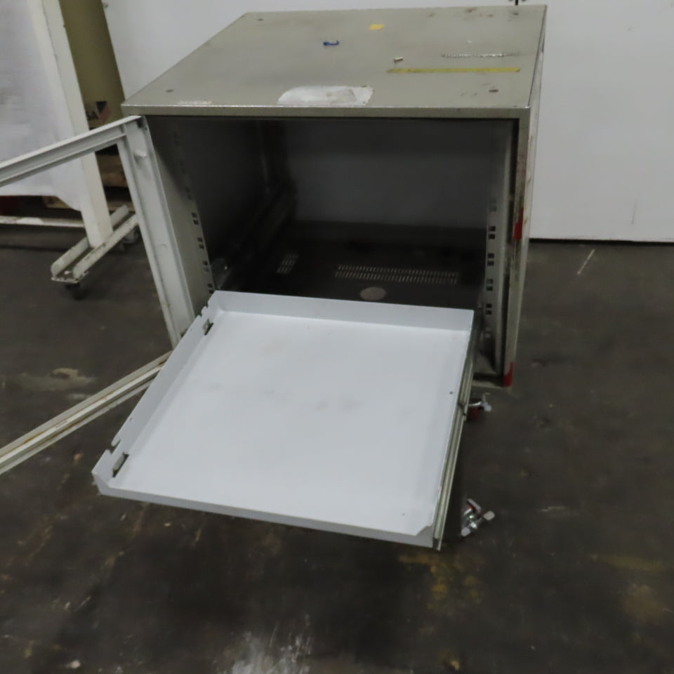 21" x 19" x 18" Electrical Enclosure On Pedestal W/Drawer & Wheel Package 36"OAH