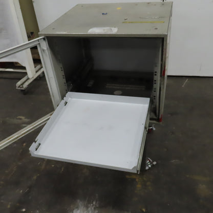 21" x 19" x 18" Electrical Enclosure On Pedestal W/Drawer & Wheel Package 36"OAH