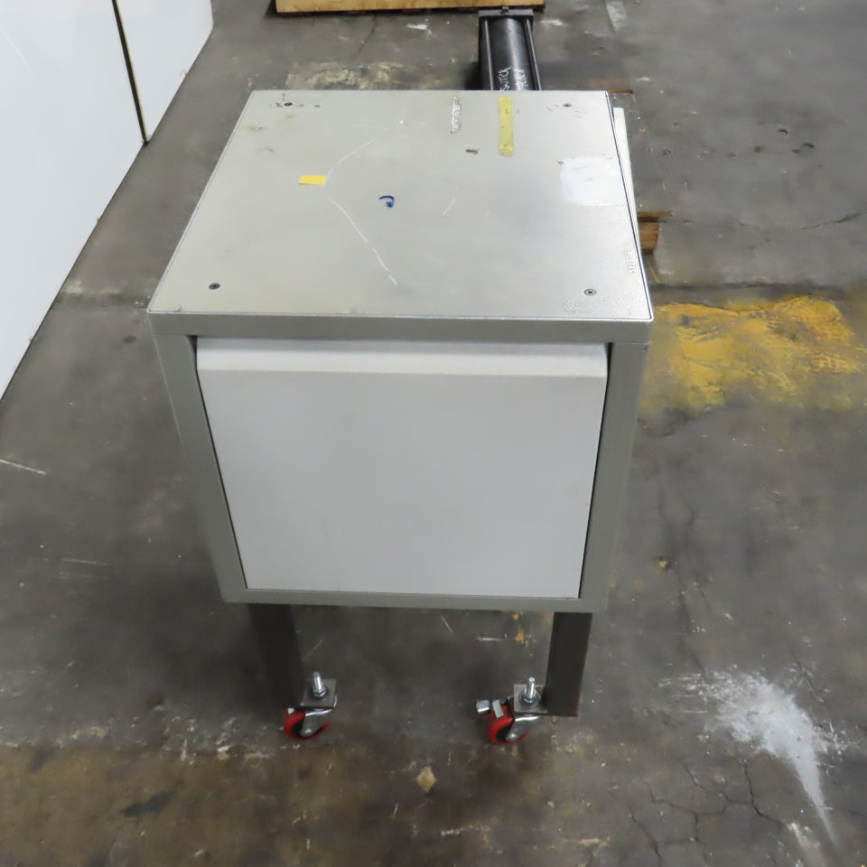 21" x 19" x 18" Electrical Enclosure On Pedestal W/Drawer & Wheel Package 36"OAH