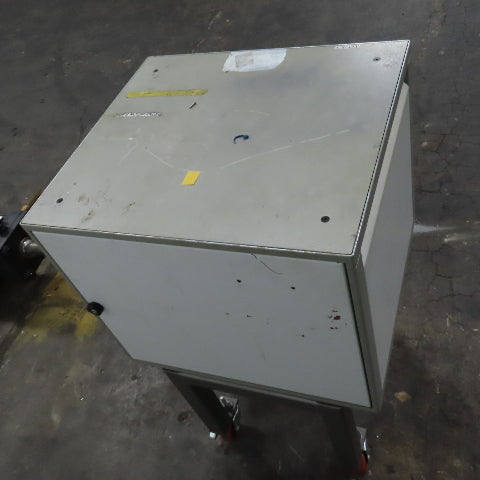 21" x 19" x 18" Electrical Enclosure On Pedestal W/Drawer & Wheel Package 36"OAH