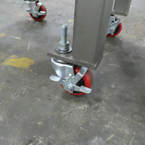 21" x 19" x 18" Electrical Enclosure On Pedestal W/Drawer & Wheel Package 36"OAH