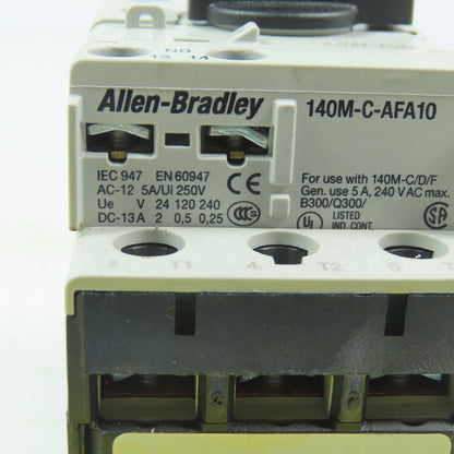 Allen Bradley 140M-D8E-C20  Ser C Circuit Breaker 14.5-20A 600V 3P W/40M-C-AFA10