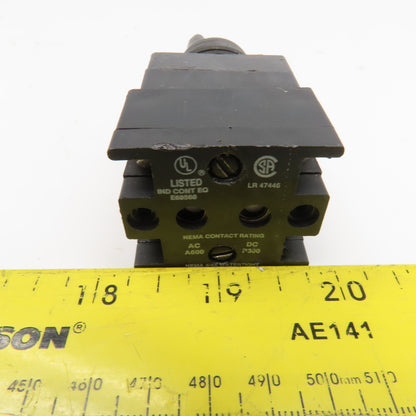 Control Concepts 22CBNONC 2 Position Maintained Selector Switch 600VAC 300VDC