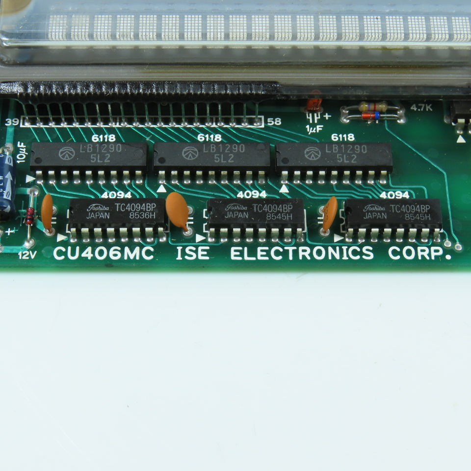 ISE Electronics Corp CU406MC Vacuum Fluorescent Display Circuit Board