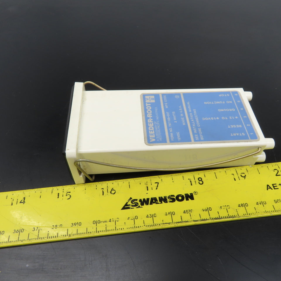 Veeder Root 797105-037 12VDC Elapsed Time Indicator LED Display