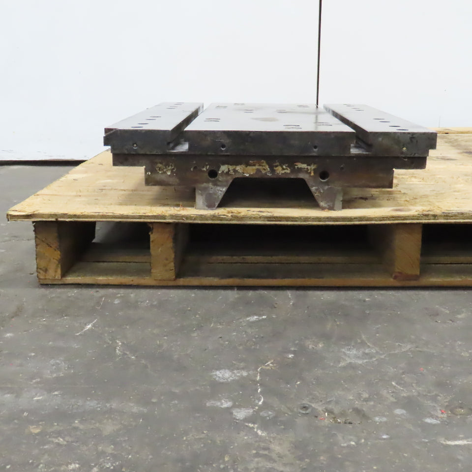 26-3/4x18-1/2 x1-3/8" Thick Steel Slotted Jig Fixture Setup Plate 30.5mm T-Slots