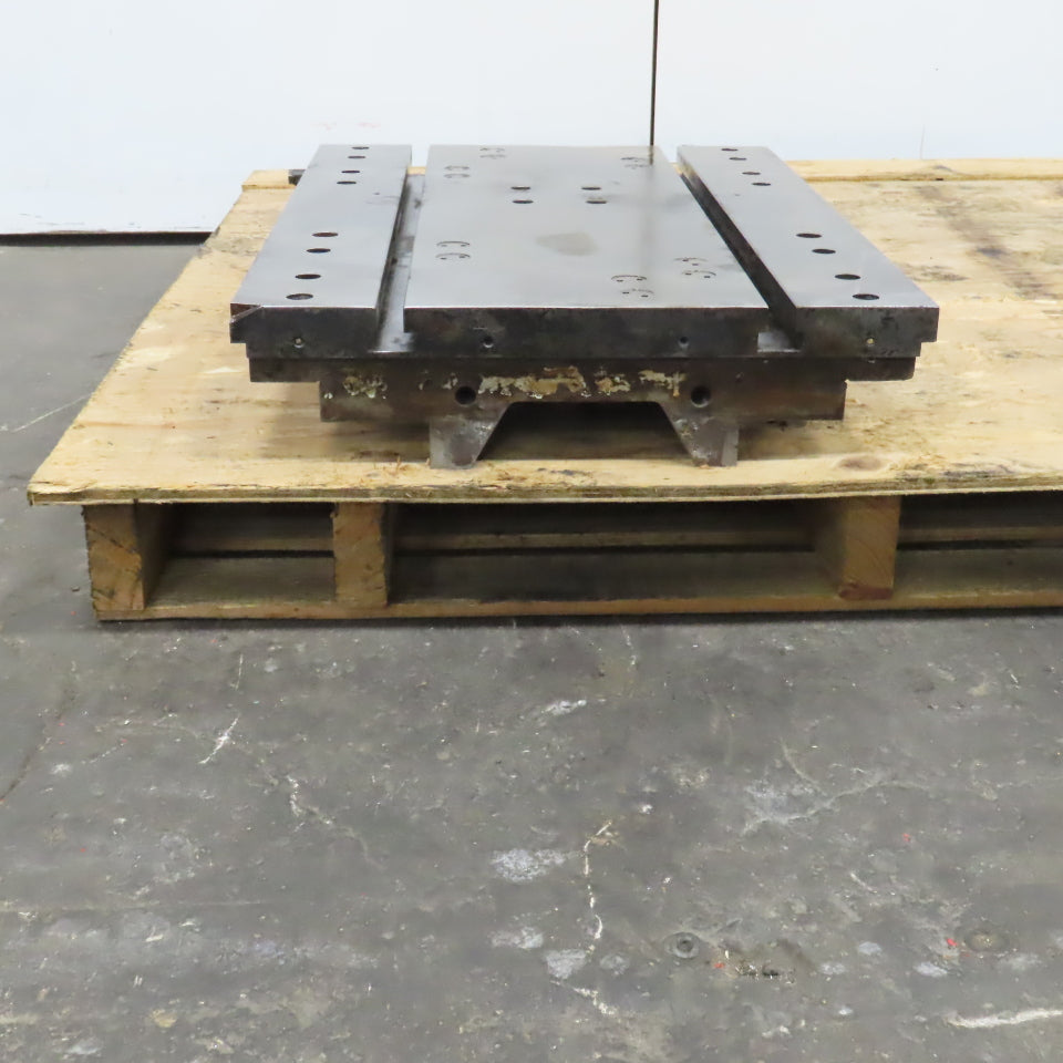 26-3/4x18-1/2 x1-3/8" Thick Steel Slotted Jig Fixture Setup Plate 30.5mm T-Slots
