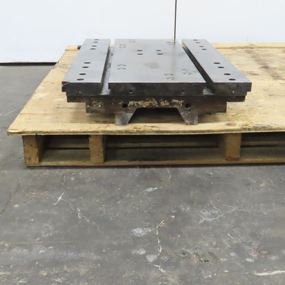 26-3/4x18-1/2 x1-3/8" Thick Steel Slotted Jig Fixture Setup Plate 30.5mm T-Slots