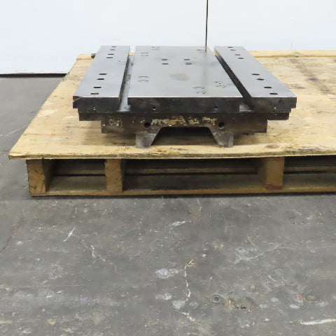 26-3/4x18-1/2 x1-3/8" Thick Steel Slotted Jig Fixture Setup Plate 30.5mm T-Slots