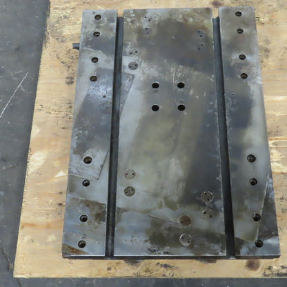 26-3/4x18-1/2 x1-3/8" Thick Steel Slotted Jig Fixture Setup Plate 30.5mm T-Slots