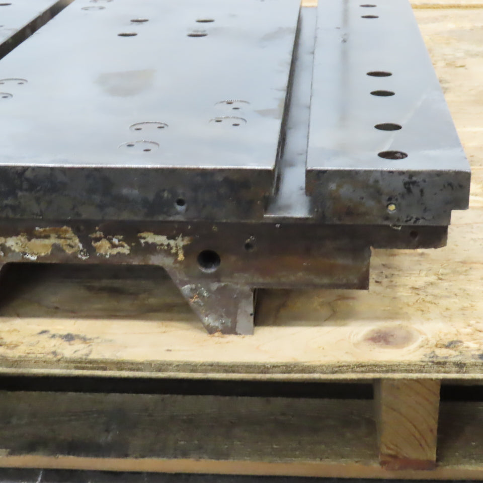 26-3/4x18-1/2 x1-3/8" Thick Steel Slotted Jig Fixture Setup Plate 30.5mm T-Slots
