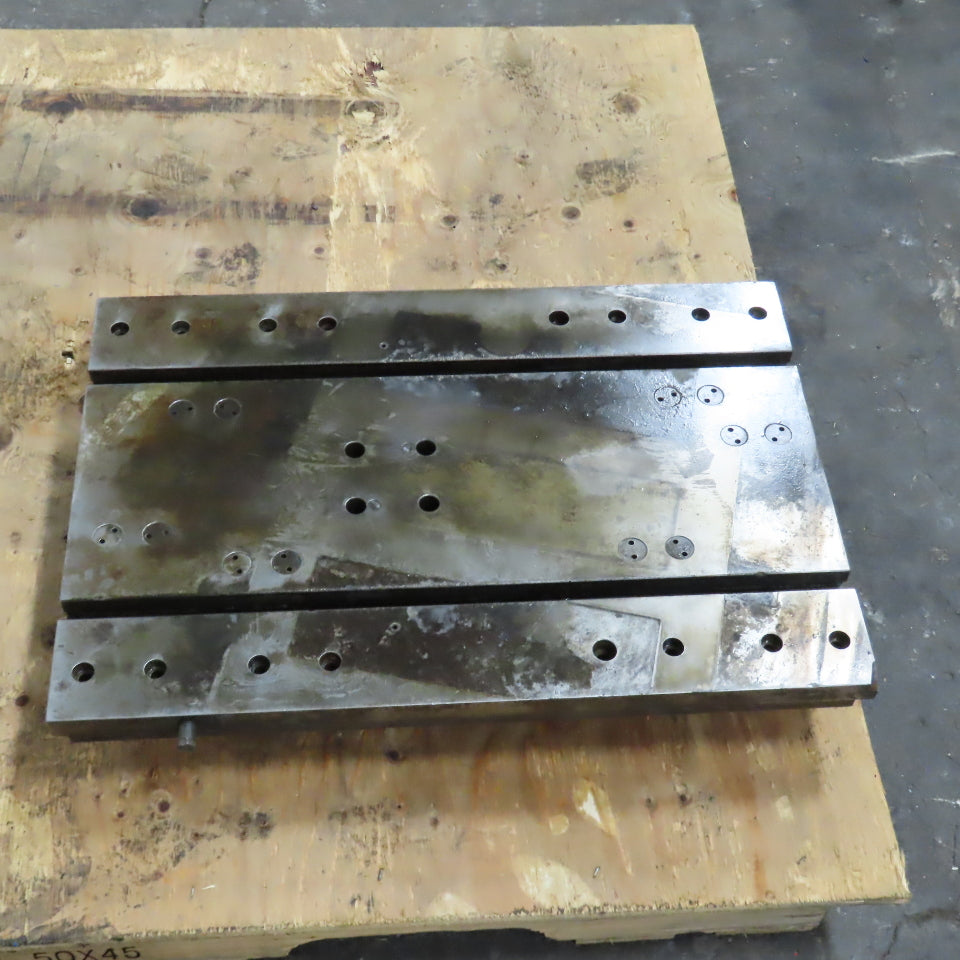 26-3/4x18-1/2 x1-3/8" Thick Steel Slotted Jig Fixture Setup Plate 30.5mm T-Slots