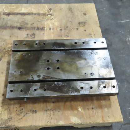 26-3/4x18-1/2 x1-3/8" Thick Steel Slotted Jig Fixture Setup Plate 30.5mm T-Slots