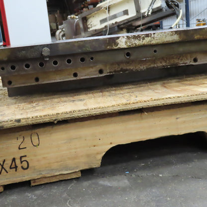 26-3/4x18-1/2 x1-3/8" Thick Steel Slotted Jig Fixture Setup Plate 30.5mm T-Slots