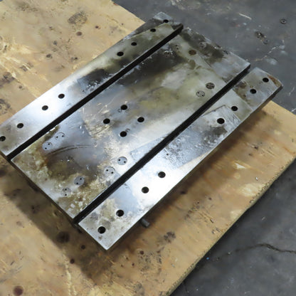 26-3/4x18-1/2 x1-3/8" Thick Steel Slotted Jig Fixture Setup Plate 30.5mm T-Slots