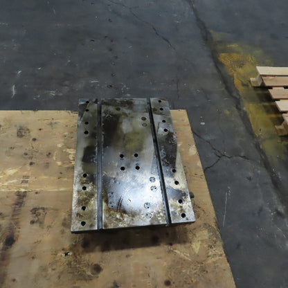 26-3/4x18-1/2 x1-3/8" Thick Steel Slotted Jig Fixture Setup Plate 30.5mm T-Slots