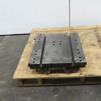 26-3/4x18-1/2 x1-3/8" Thick Steel Slotted Jig Fixture Setup Plate 30.5mm T-Slots