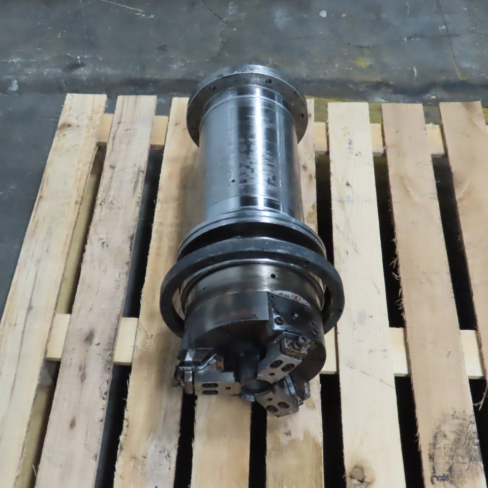 ABUVA Uvamatic U110 G22RA CNC Grinding Spindle 6" OD W/Chuck 27-1/2" OAL