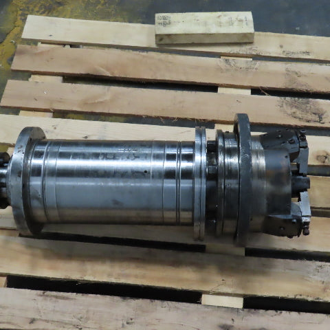 ABUVA Uvamatic U110 G22RA CNC Grinding Spindle 6" OD W/Chuck 27-1/2" OAL