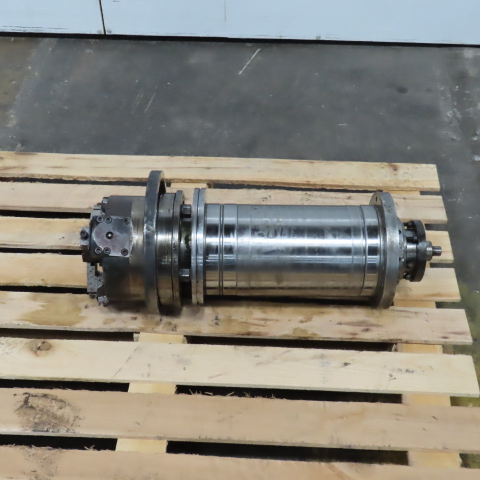 ABUVA Uvamatic U110 G22RA CNC Grinding Spindle 6" OD W/Chuck 27-1/2" OAL