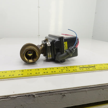 DynaQuip DynaMatic 6CX20 Electronic Actuated Brass Ball Valve 1-1/2" FNPT 115V