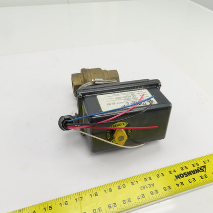 DynaQuip DynaMatic 6CX20 Electronic Actuated Brass Ball Valve 1-1/2" FNPT 115V