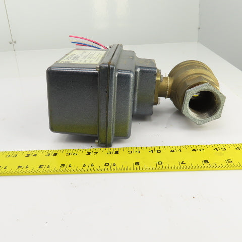 DynaQuip DynaMatic 6CX20 Electronic Actuated Brass Ball Valve 1-1/2" FNPT 115V