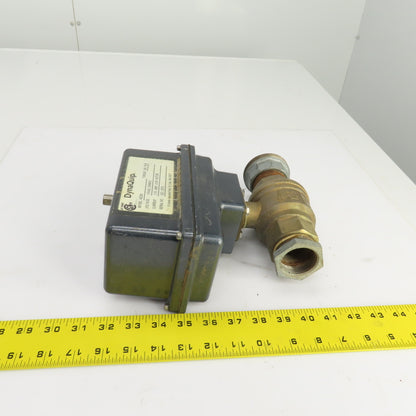 DynaQuip AE205 Electronic Actuated Brass Ball Valve 1-1/2" FNPT 115VAC 0.75A