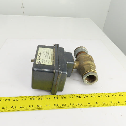 DynaQuip AE205 Electronic Actuated Brass Ball Valve 1-1/2" FNPT 115VAC 0.75A