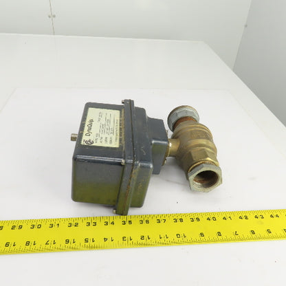 DynaQuip AE205 Electronic Actuated Brass Ball Valve 1-1/2" FNPT 115VAC 0.75A