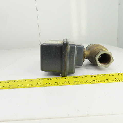 DynaQuip AE205 Electronic Actuated Brass Ball Valve 1-1/2" FNPT 115VAC 0.75A