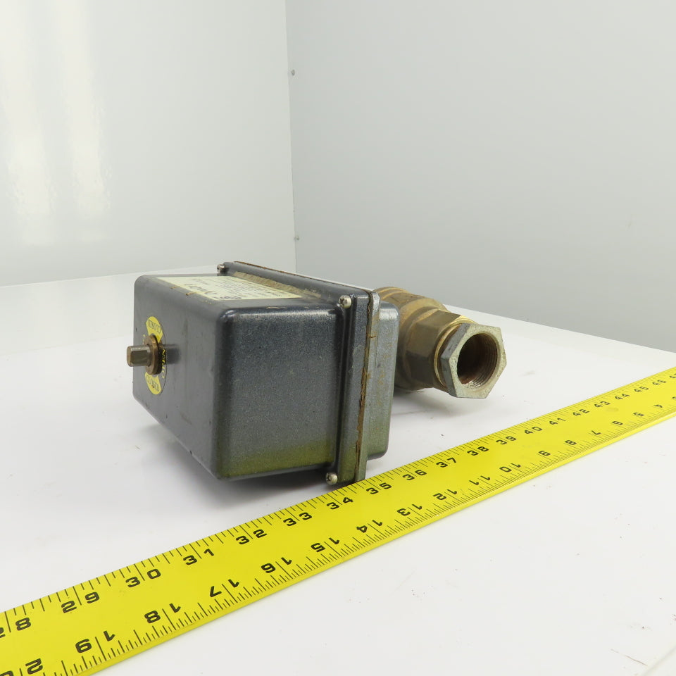 DynaQuip AE205 Electronic Actuated Brass Ball Valve 1-1/2" FNPT 115VAC 0.75A