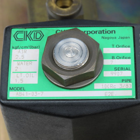 Fanuc A04B-0801-C408 Solenoid Valve Assembly from C1000 Laser 220V Coil