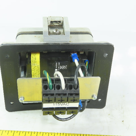 Mencom GF-RJ45-8M-R-32 Panel Interface Connector W/GFCI 125V 3A