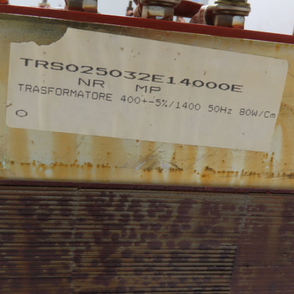 TRS025032E14000E Transformer 400+5% / 1400 50HZ 80W/Cm