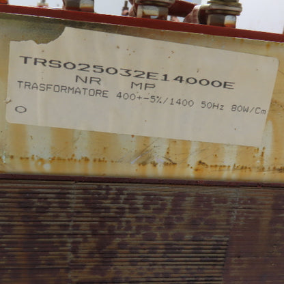 TRS025032E14000E Transformer 400+5% / 1400 50HZ 80W/Cm
