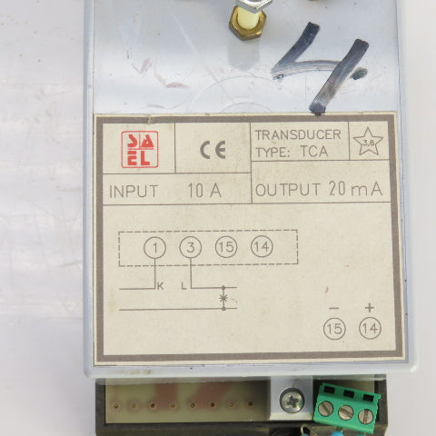 SAEL Type TCA Transducer Input 10A Output 20mA