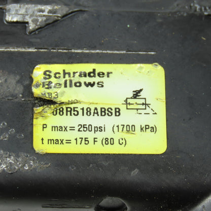 Schrader Bellows 08R518ABSB Pneumatic Filter Regulator