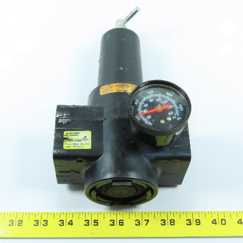 Schrader Bellows 08R518ABSB Pneumatic Filter Regulator