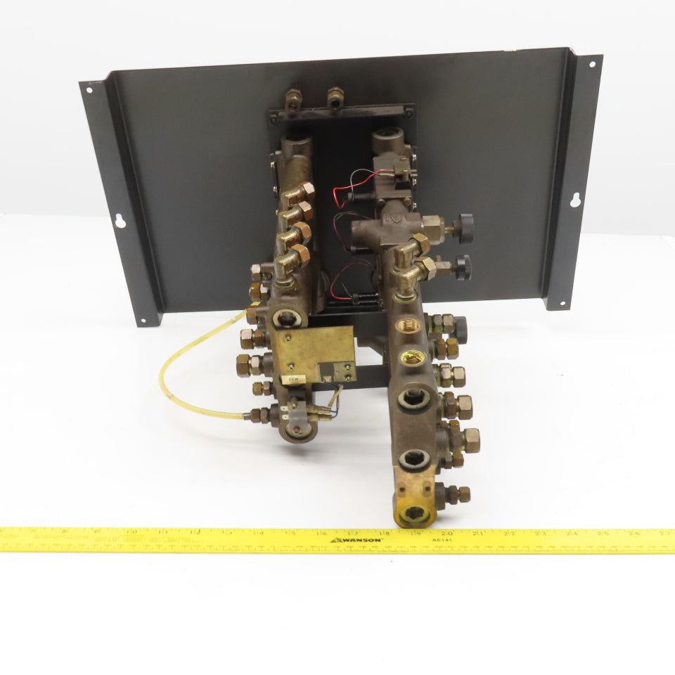 Amada A97L-0200-0835 CO2 Laser Cooling Water & Gas Manifold Assembly