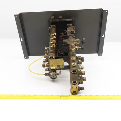 Amada A97L-0200-0835 CO2 Laser Cooling Water & Gas Manifold Assembly