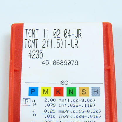 Sandvik TCMT 11 02 04-UR 4325 Indexable Carbide Insert TCMT 2(1.5)1-UR Lot of 19