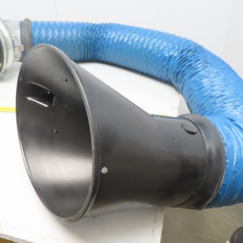 Nederman 105 222 35 60"x 6" Diameter Fume & Dust Extraction Arm W/Hose & Hood