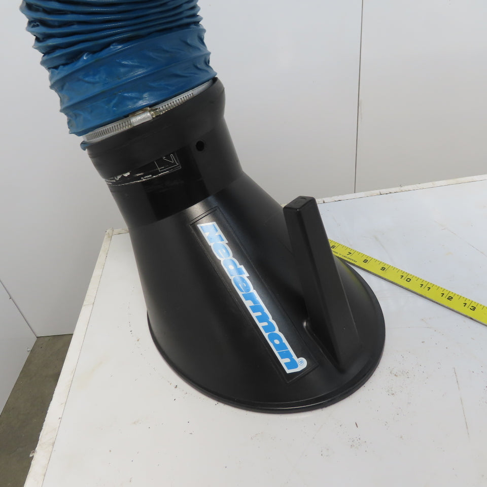 Nederman 105 222 35 60"x 6" Diameter Fume & Dust Extraction Arm W/Hose & Hood