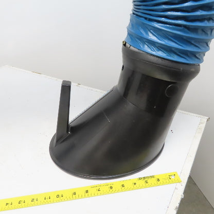 Nederman 105 222 35 60"x 6" Diameter Fume & Dust Extraction Arm W/Hose & Hood