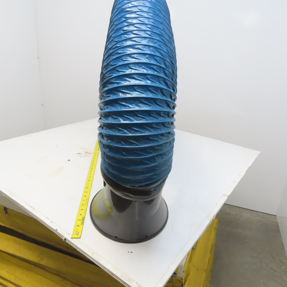 Nederman 105 222 35 60"x 6" Diameter Fume & Dust Extraction Arm W/Hose & Hood